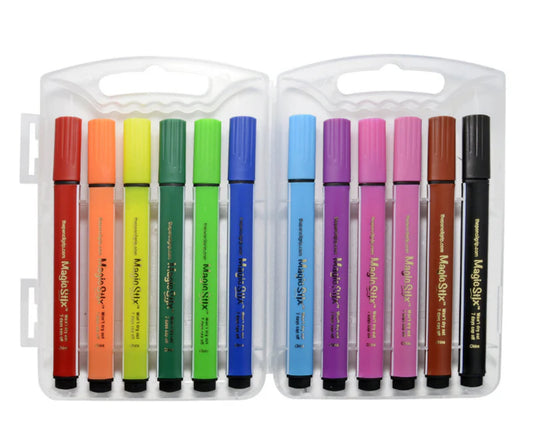 Triangular Magic Stix Markers, 12 Pack, Last 7 Days NO Cap!