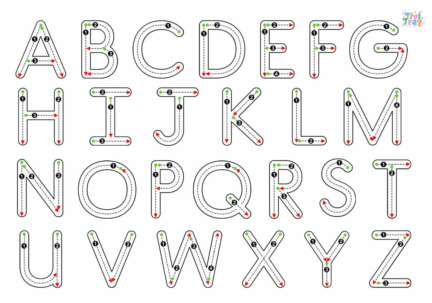 Tivi Mat: Alphabet