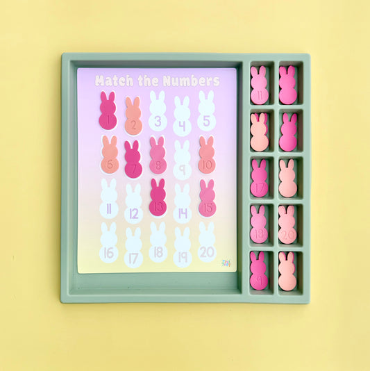 20 Bunnies: Tivi Mat and Counters Activity Set